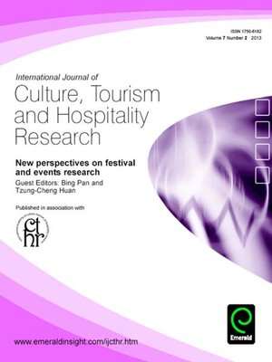 cover image of International Journal of Culture, Tourism and Hospitality Research, Volume 7, Issue 2